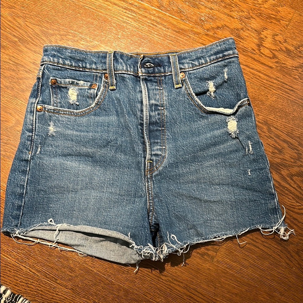 Levi Ribcage Denim Women's Shorts